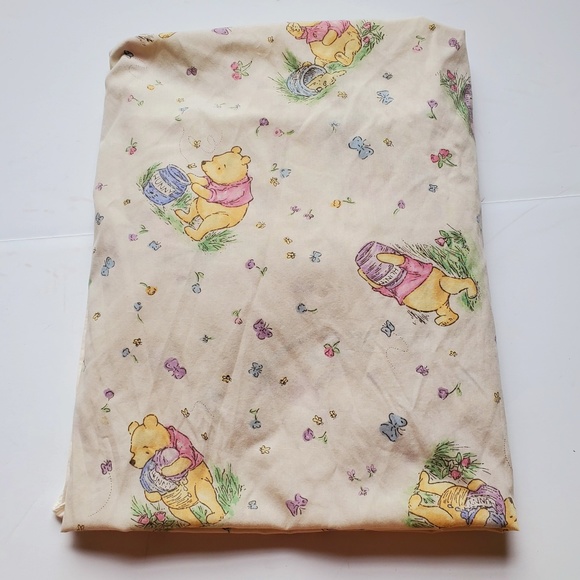 winnie the pooh fitted crib sheet